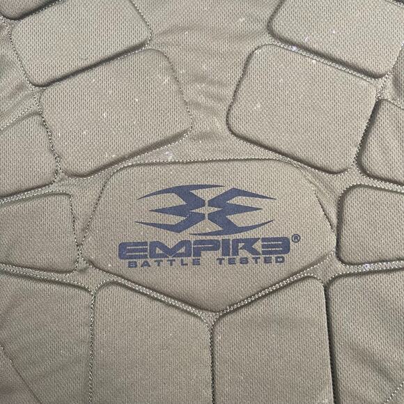Empire Battle Tested Men Sz S/M Paintball Chest Protector Olive Padded Shirt - Picture 2 of 9